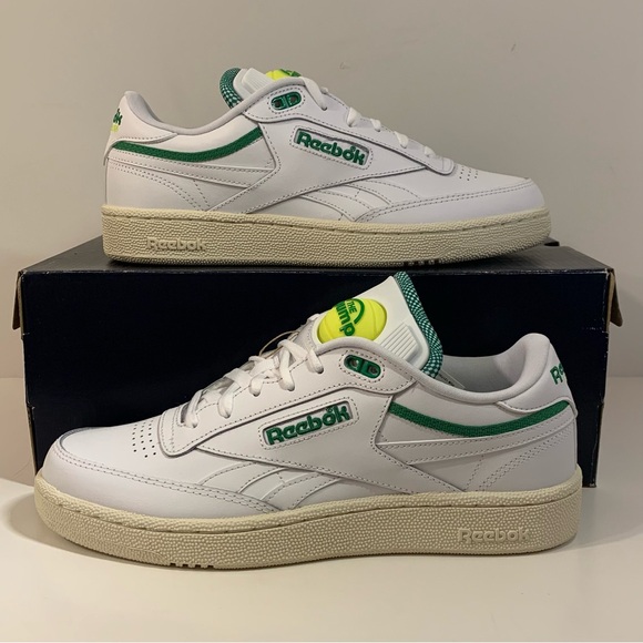 🍏 [BRAND NEW] REEBOK CLUB C 85 PUMP GLEN GREEN MENS SHOES SIZE 8 SNEAKERS 🍏 - Picture 5 of 13
